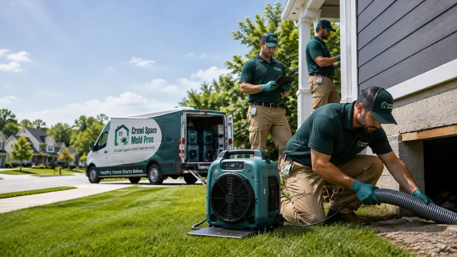 Crawl Space Mold Removal in Montevideo, MN